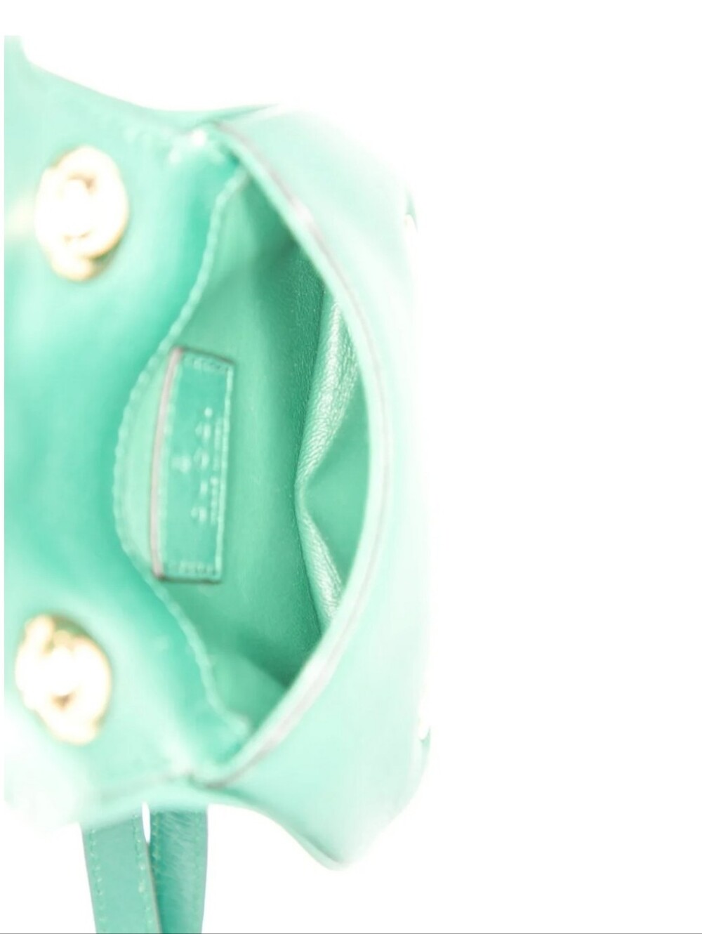 Gucci Blondie Interlocking G Green Mini Leather Crossbody Shoulder Bag - Picture 5 of 16